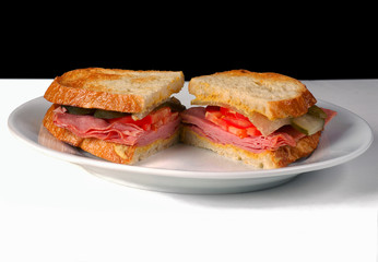 A very Simply Ham Sandwich