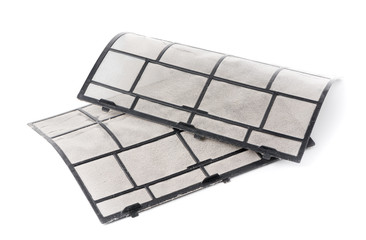 dirty air condition filter isolated