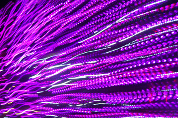purple light streaks