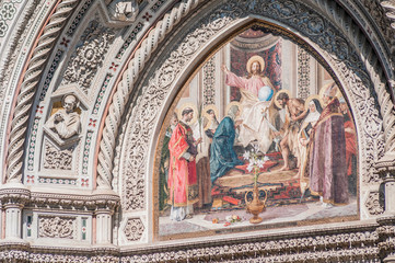 Obraz premium The Basilica di Santa Maria del Fiore in Florence, Italy