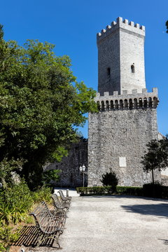 Medieval Balio tower in Erice, Sicily