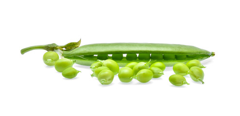snow beans isolated on white background