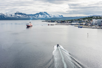 Hurtigruten shipping service in Norway.