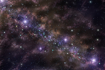 Fototapeta na wymiar universe deep space star nebula