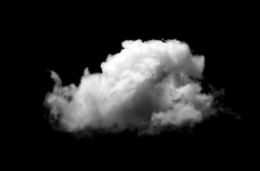 clouds on black