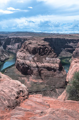 Horseshoe Bend in the Colorado River meanders near Page, Arizona
