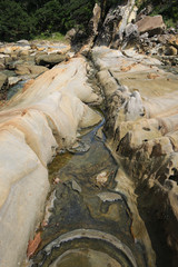 高知県土佐清水市　竜串海岸　絞り幕