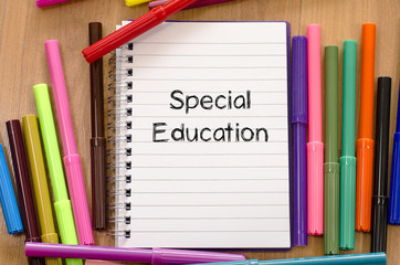 Special education text concept - 123775971