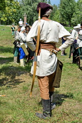 средневековый солдат с луком