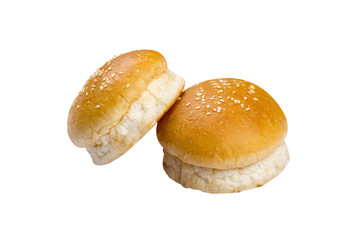two burger bread