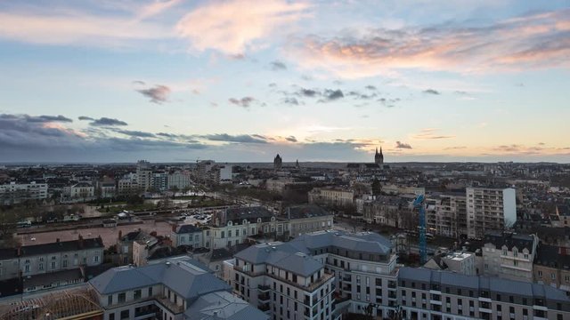 Day To Night / Jour - Nuit Timelapse Angers France