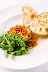 liver pate with toasts