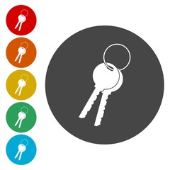 Keys icons 