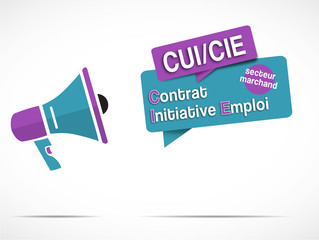 mégaphone : CUI / CIE