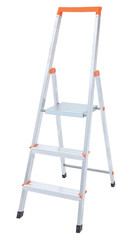 Aluminum metal step-ladder