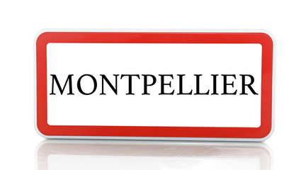 Fototapeta premium Panneau MONTPELLIER