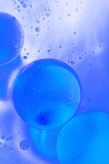 Abstract, colorful composition with oil, water and ink. High resolution and quality