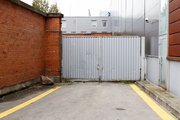 Fototapeta na wymiar Production area gate