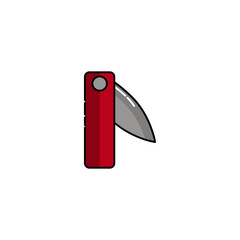 Hunting icon. Knife