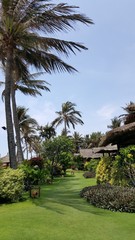 Fototapeta premium Beautiful and romantic beach and seaside of Vietnam