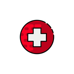 Medical flat icon