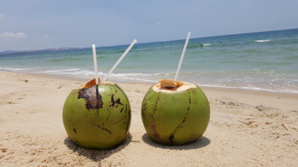 Beautiful and romantic beach and seaside of Vietnam