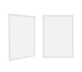 frame Isolated on White Background, 3D rendering