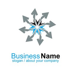 Obraz premium arrow vector logo