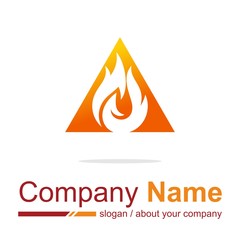 fire vector logo