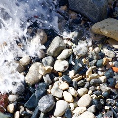 Beach pebbles