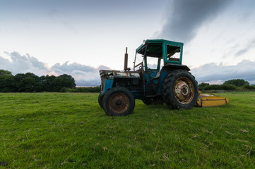 Tractor in a Field