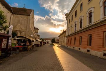 Alba Carolina Citadel is a fortress with towers built in the early eighteenth century in the medieval town of Alba Iulia Hill Citadel