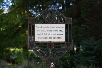 Frisch durchs Leben wandere