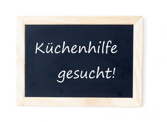 Obraz premium Küchenhilfe gesucht
