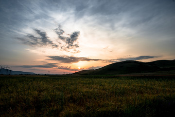 Clouds at the evening