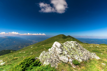 View at Parang mountains,Romania