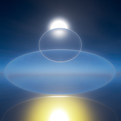 Sun Crystal Zen Peace Background