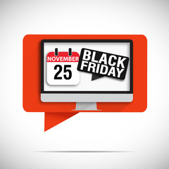écran bulle : Black friday 25 novembtre