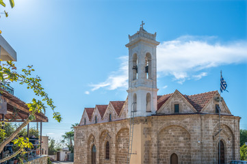 Fototapeta na wymiar Old Cyprus Cypriot Church