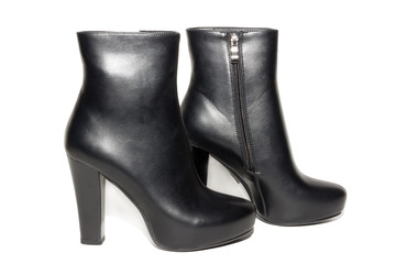 female shoes on a white background