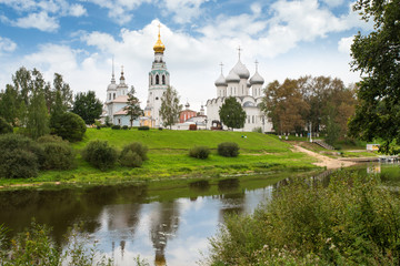 Fototapeta premium Beautiful view on the church, Vologda, Russia