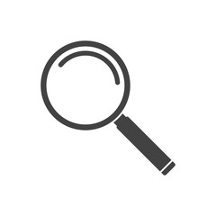 Magnifying glass icon vector