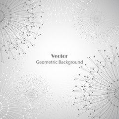 Vector geometric background
