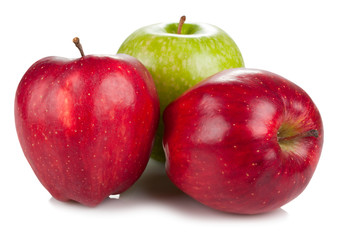  red and green apples