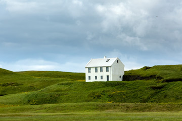 Fototapeta na wymiar View at Icelandic plains during summertime