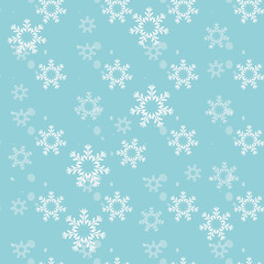 Ornament made of snowflakes.