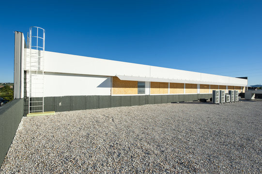 Tetto di capannone industriale