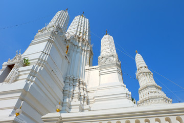 white Thai temple architecture
