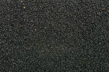 black sesame seeds texture