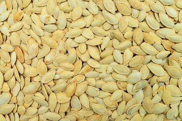 Pumpkin seeds texture